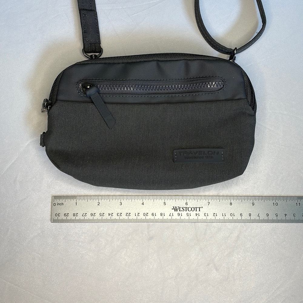 Travelon Anti-Theft Metro Convertible Small Crossbody Belt bag - Picture 11 of 15